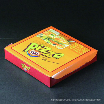 Embalaje impreso personalizado de caja de pizza para la venta